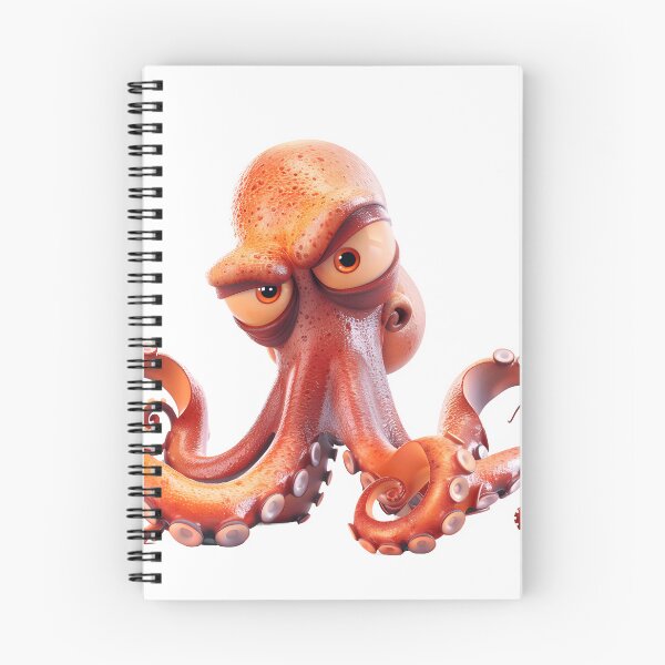 Item preview, Sneaky octopus with narrowed eyes, sly smile, and slinking tentacles. designed and sold by mazur301.
