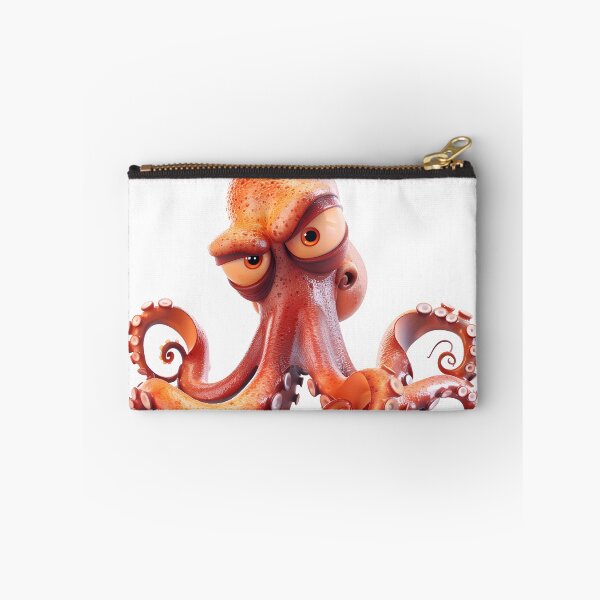 Item preview, Sneaky octopus with narrowed eyes, sly smile, and slinking tentacles. designed and sold by mazur301.