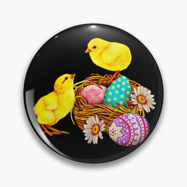 Item preview, Chicks in Easter Eggs Basket designed and sold by LemonFun.