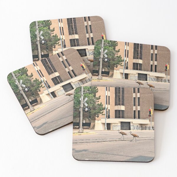 Item preview, Cruce de grullas grises designed and sold by StevenRalserPhoto.