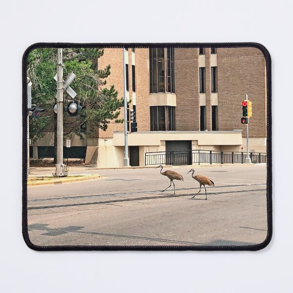 Item preview, Sandhill Cranes Crossing Road designed and sold by StevenRalserPhoto.
