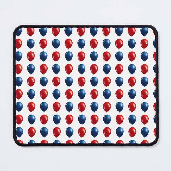 Item preview, Blue and red balloons infinite pattern designed and sold by Inspyralia.