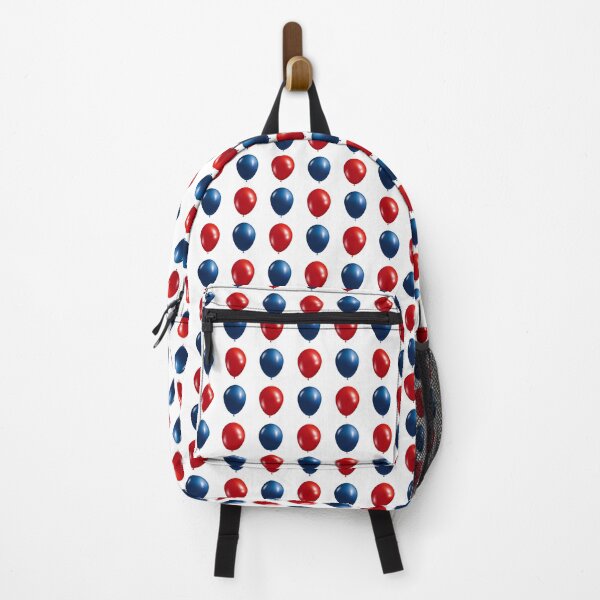 Item preview, Blue and red balloons infinite pattern designed and sold by Inspyralia.