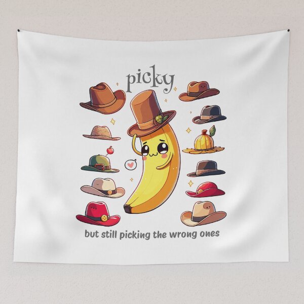 Item preview, picky but still picking the wrong ones-The Choosy Banana designed and sold by toobel.