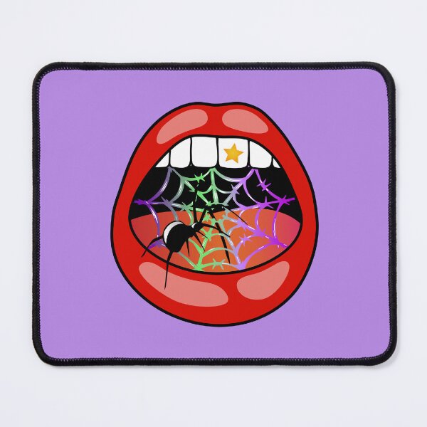 Item preview, RUNAWAY STEPH Design Red Mystery Cobweb Mouth Classic designed and sold by RunawaySteph.