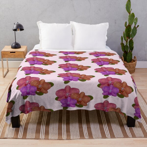 Item preview, Pink yellow purple orchid flower digital drawing designed and sold by Beardraws18.