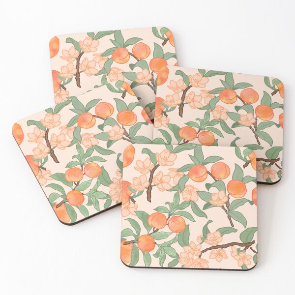 Item preview, Peach Party designed and sold by HartwellandRose.
