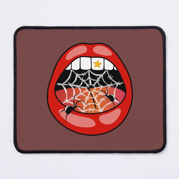 Item preview, RUNAWAY STEPH Design Red Cobweb Charms Mouth Classic designed and sold by RunawaySteph.