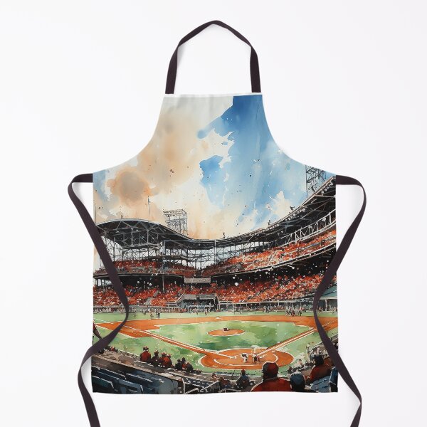 Item preview, Ballpark Beauty - A Packed Baseball Stadium During A Game - Watercolor Art - Landscape Art designed and sold by CastleBySea.