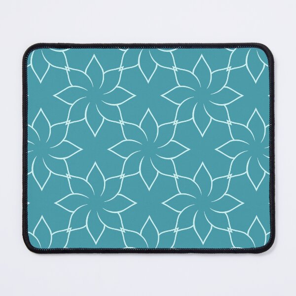 Item preview, Flower Outline in Teal Reverse designed and sold by KathyLav.