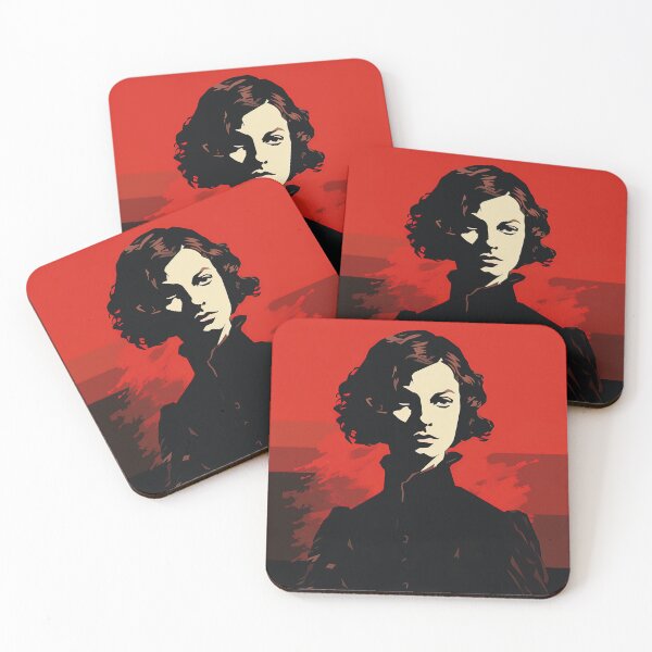 Item preview, Emily Bronte | Red minimalism designed and sold by ComicsFactory.