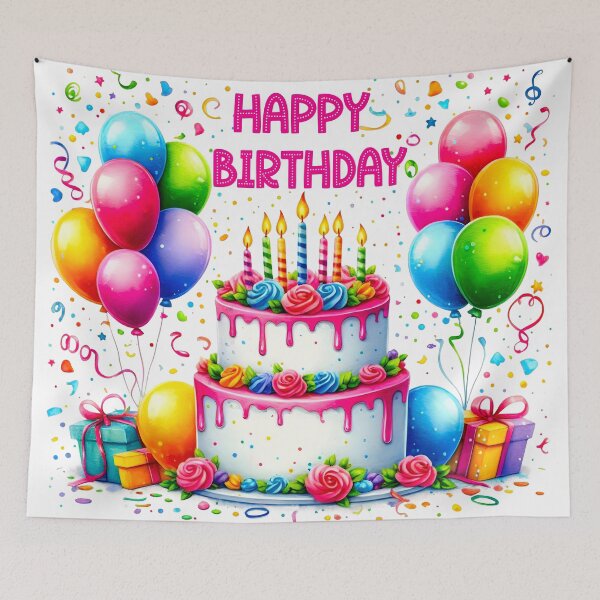Item preview, Happy Birthday Cake designed and sold by BuxomBabe21.