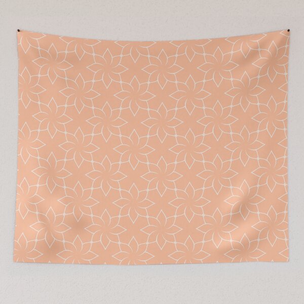 Item preview, Flower Outline in Peach Reverse designed and sold by KathyLav.