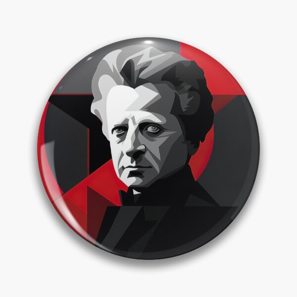 Item preview, Emmanuel Levinas | Red minimalism designed and sold by ComicsFactory.