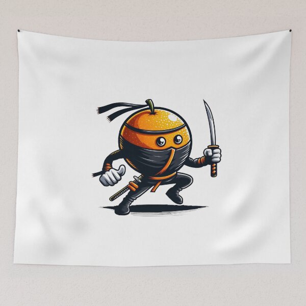 Item preview, ninja orange designed and sold by FerdiEverywhere.