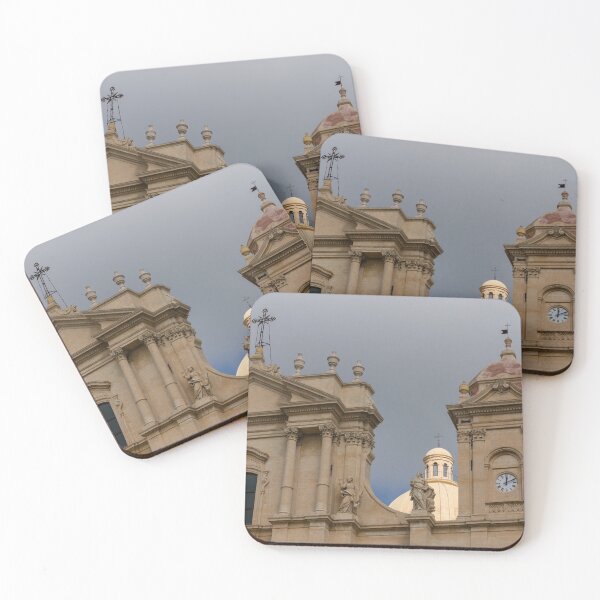 Item preview, A Well Placed Ray of Sunshine - Noto Cathedral Saint Nicholas of Myra Against a Cloudy Sky designed and sold by Georgia Mizuleva.