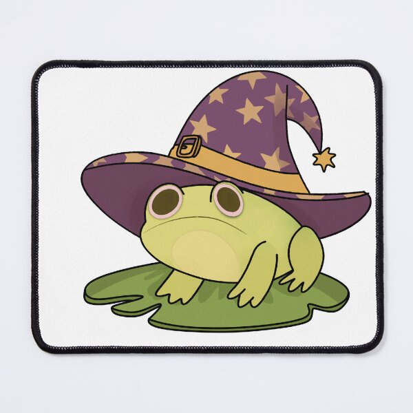 Item preview, Frog in wizard hat designed and sold by lunarartemis.
