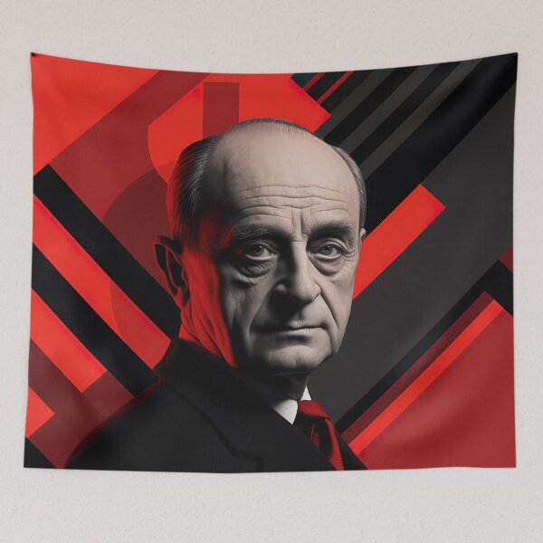 Item preview, Enrico Fermi | Red minimalism designed and sold by ComicsFactory.