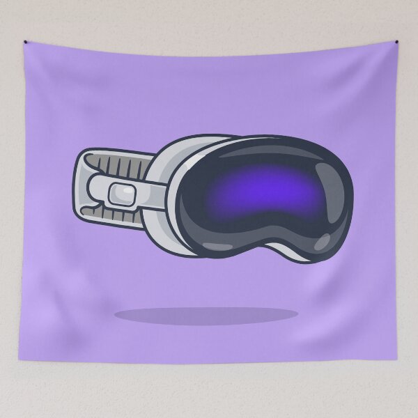 Item preview, Futuristic View: Apple Vision Glasses Cartoon Vector Icon designed and sold by hjian8219.