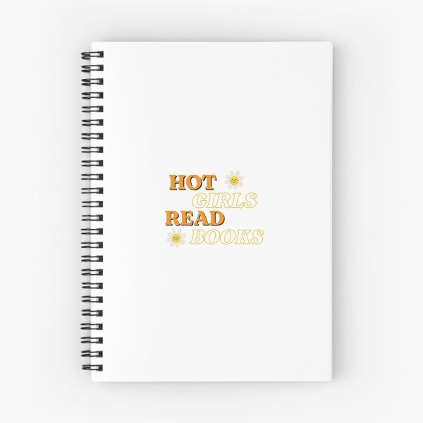 Item preview, Hot Girls Read Books Print with Daisies designed and sold by BookishApparell.