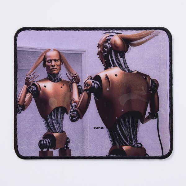 Item preview, Robot Checking Out a New Hair Style - dePace' designed and sold by mrpropcake.