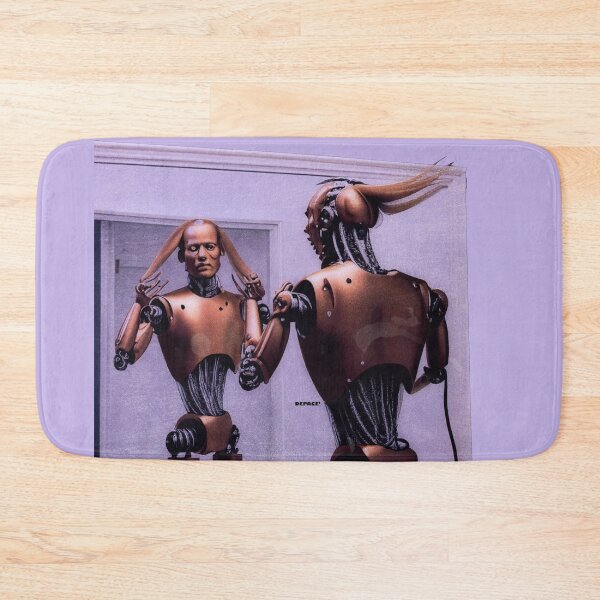 Item preview, Robot Checking Out a New Hair Style - dePace' designed and sold by mrpropcake.