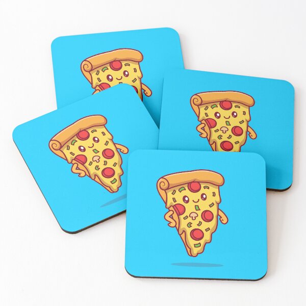 Item preview, Slice of Joy: Cute Pizza Slice Cartoon Vector Icon designed and sold by hjian8219.