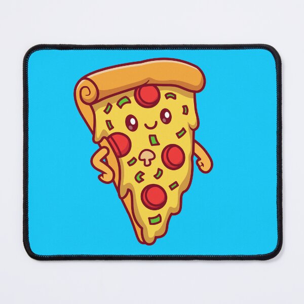 Item preview, Slice of Joy: Cute Pizza Slice Cartoon Vector Icon designed and sold by hjian8219.