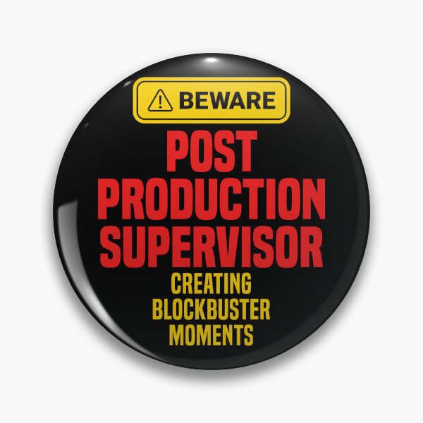 Item preview, Post Production Supervisor Creating Blockbuster Moments designed and sold by NermilioDesigns.