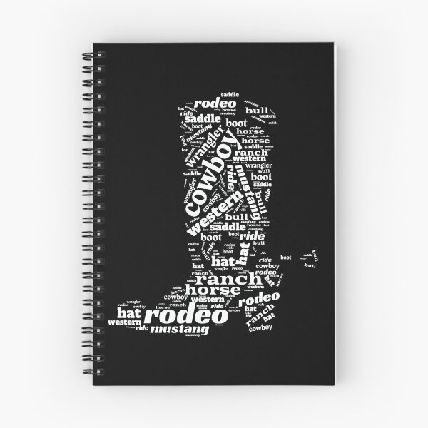 Item preview, Cowboy boot wordcloud designed and sold by Yzakreativ.