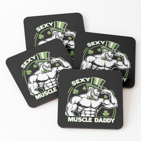 Item preview, Sexy St. Patrick's Day Muscle Daddy designed and sold by ArtFactoryAI.