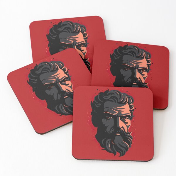 Item preview, Epicurus | Red minimalism designed and sold by ComicsFactory.