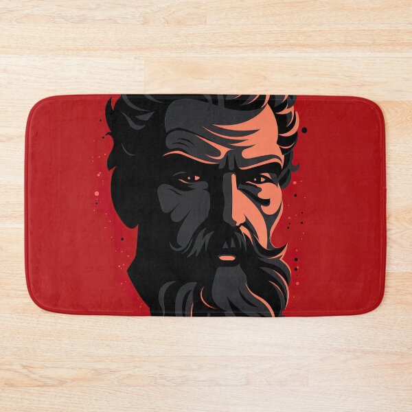 Item preview, Epicurus | Red minimalism designed and sold by ComicsFactory.