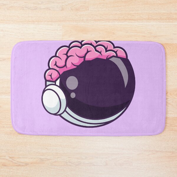 Item preview, Cosmic Intellect: Cute Astronaut Brain Cartoon Vector Icon designed and sold by hjian8219.