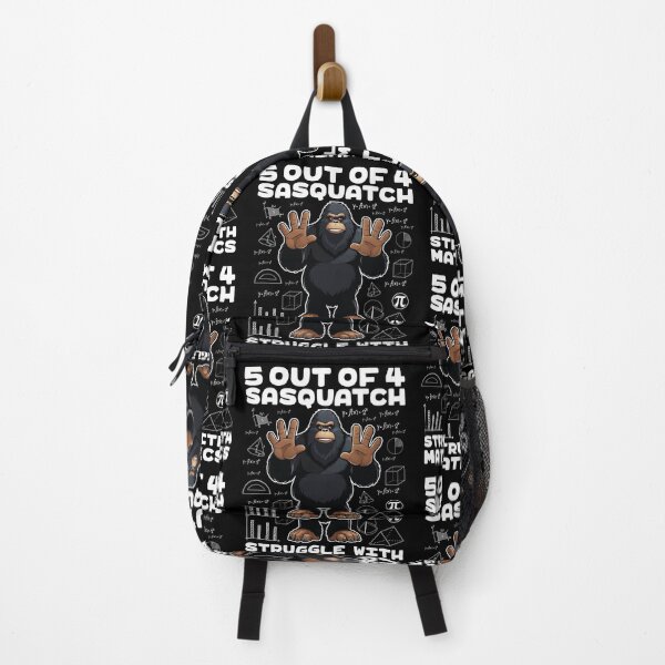 Item preview, 5 Out Of 4 Sasquatch Struggle With Mathematics Bigfoot Math designed and sold by GravitiTees.