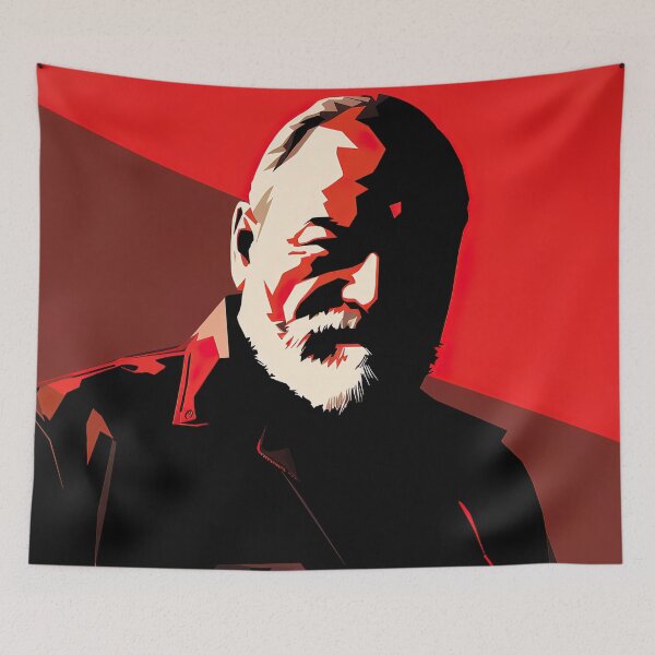 Item preview, Ernest Hemingway | Red minimalism designed and sold by ComicsFactory.