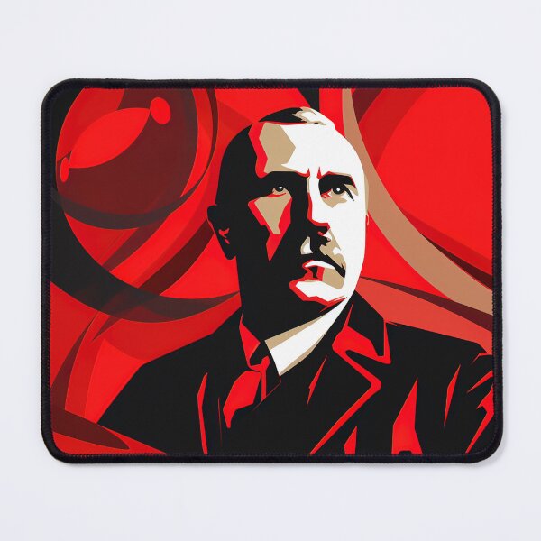 Item preview, Ernest Rutherford | Red minimalism designed and sold by ComicsFactory.