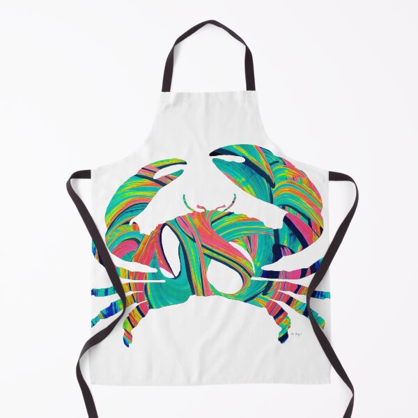 Item preview, Modern Colorful Crab Beachy Art 2 designed and sold by Sharon Cummings Art.