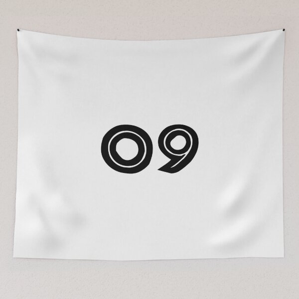 Item preview, 09, nine, black, tribal, african designed and sold by Numbers-Art.