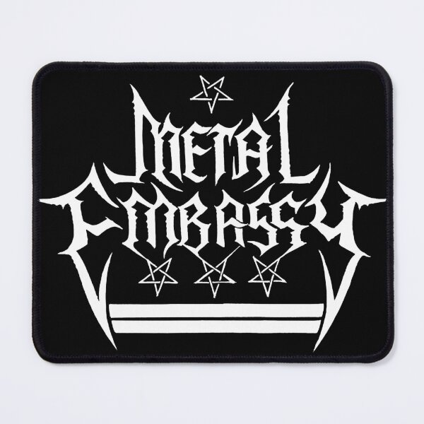 Item preview, Metal Embassy Podcast logo designed and sold by Metal Chris.