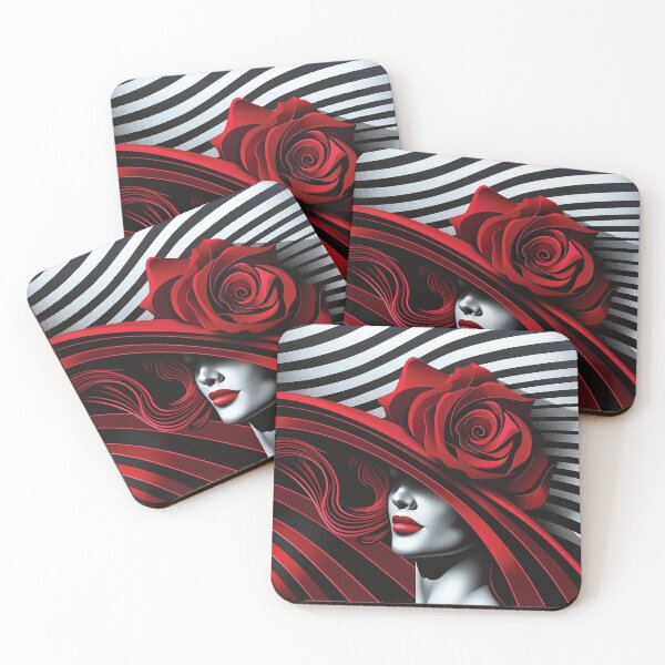 Item preview, Art Deco Elegance in Black and Red  designed and sold by Cris888.