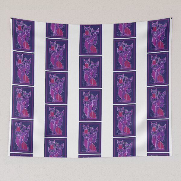 Item preview, Three Graphic Cats designed and sold by DickinsonDesign.