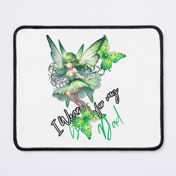 Item preview, Bipolar Dads Green Awarness Fairy Butterfly Mental Health designed and sold by kylmllr101684.