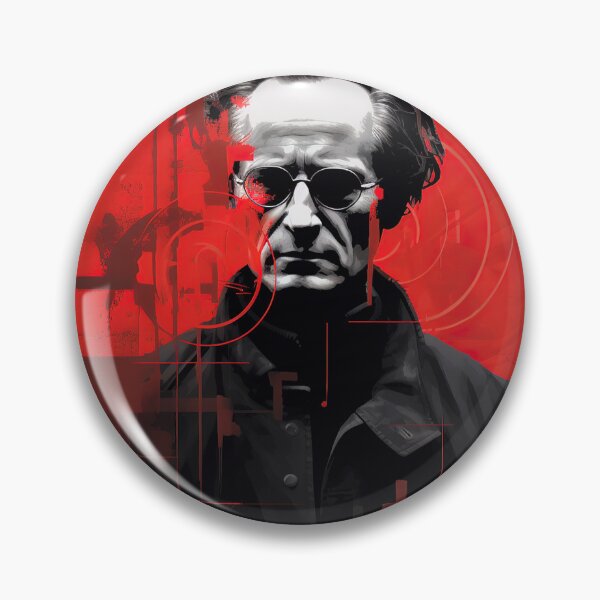Item preview, Erwin Schrodinger | Red minimalism designed and sold by ComicsFactory.