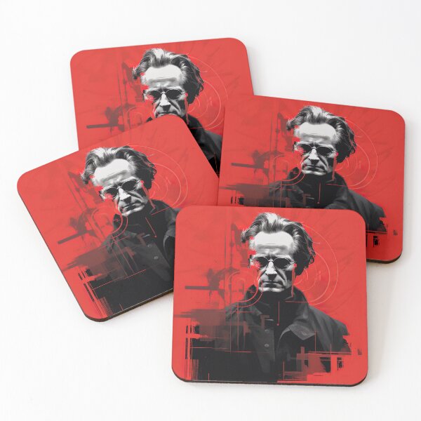 Item preview, Erwin Schrodinger | Red minimalism designed and sold by ComicsFactory.