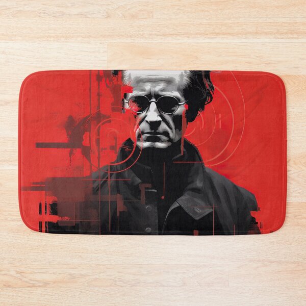 Item preview, Erwin Schrodinger | Red minimalism designed and sold by ComicsFactory.