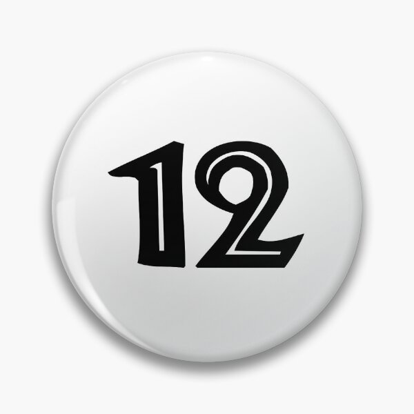 Item preview, 12, twelve, black, tribal, african designed and sold by Numbers-Art.