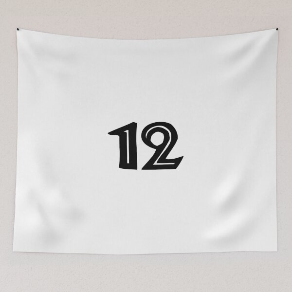 Item preview, 12, twelve, black, tribal, african designed and sold by Numbers-Art.