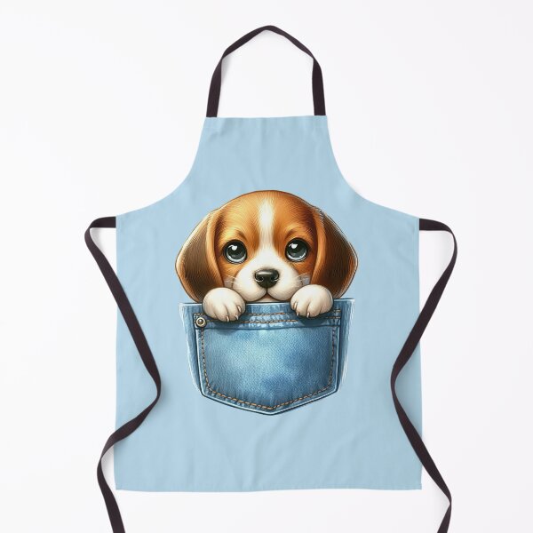 Item preview, Beagle puppy in a pocket, Beagle sticker, cute Beagle puppy shirt designed and sold by Janetlousart.
