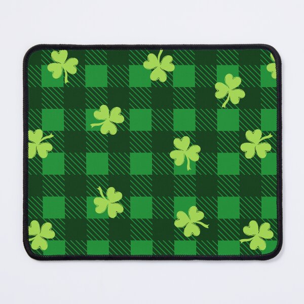 Item preview, Plaid and Clover Pattern designed and sold by taoistviking.